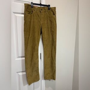 Levis Corduroy Pants Womens 30x30 Original Style Tan